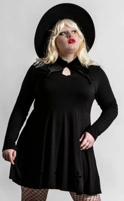 Killstar Elissabat Collar Dress Clothing