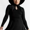Killstar Elissabat Collar Dress Clothing 1 Killstar Elissabat Collar Dress Clothing