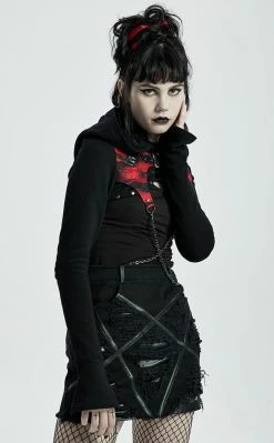 Punk Rave Enmity Denim Mini Skirt