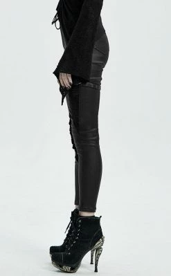 Punk Rave Escapist Faux Leather Leggings