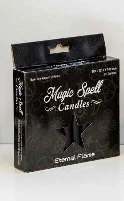 Witchcraft Eternal Flame Spell Candles | Black