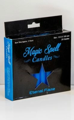 Eternal Flame Spell Candles | Light Blue Witchcraft