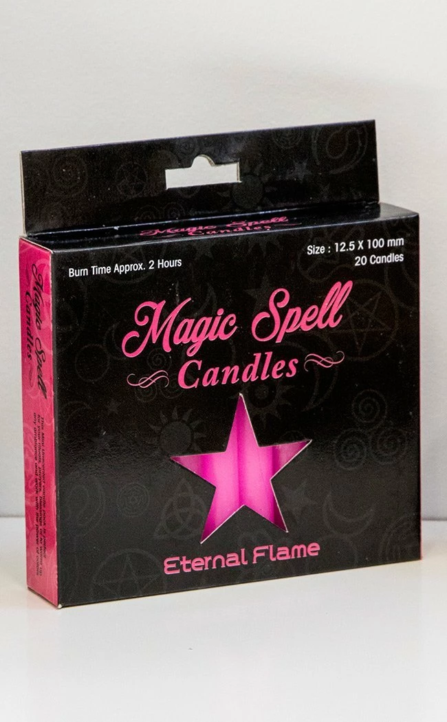Eternal Flame Spell Candles | Pink Witchcraft 3 Eternal Flame Spell Candles | Pink Witchcraft
