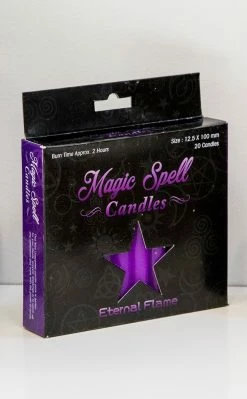 Eternal Flame Spell Candles | Purple