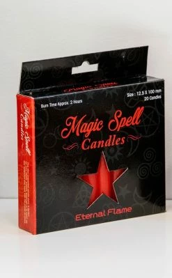 Eternal Flame Spell Candles | Red