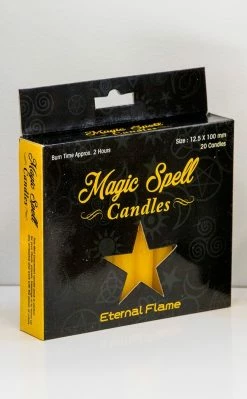 Eternal Flame Spell Candles | Yellow Witchcraft