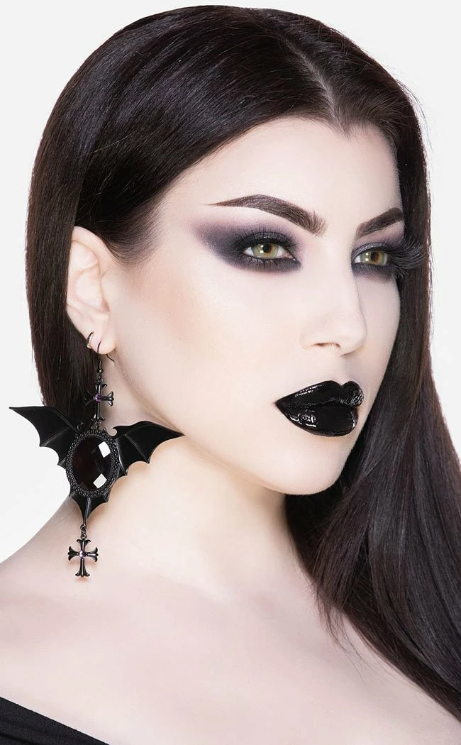 Killstar Evil Intentions Earrings | Black 3 Killstar Evil Intentions Earrings | Black