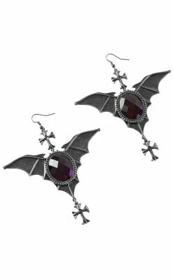 Killstar Accessories Evil Intentions Earrings | Silver