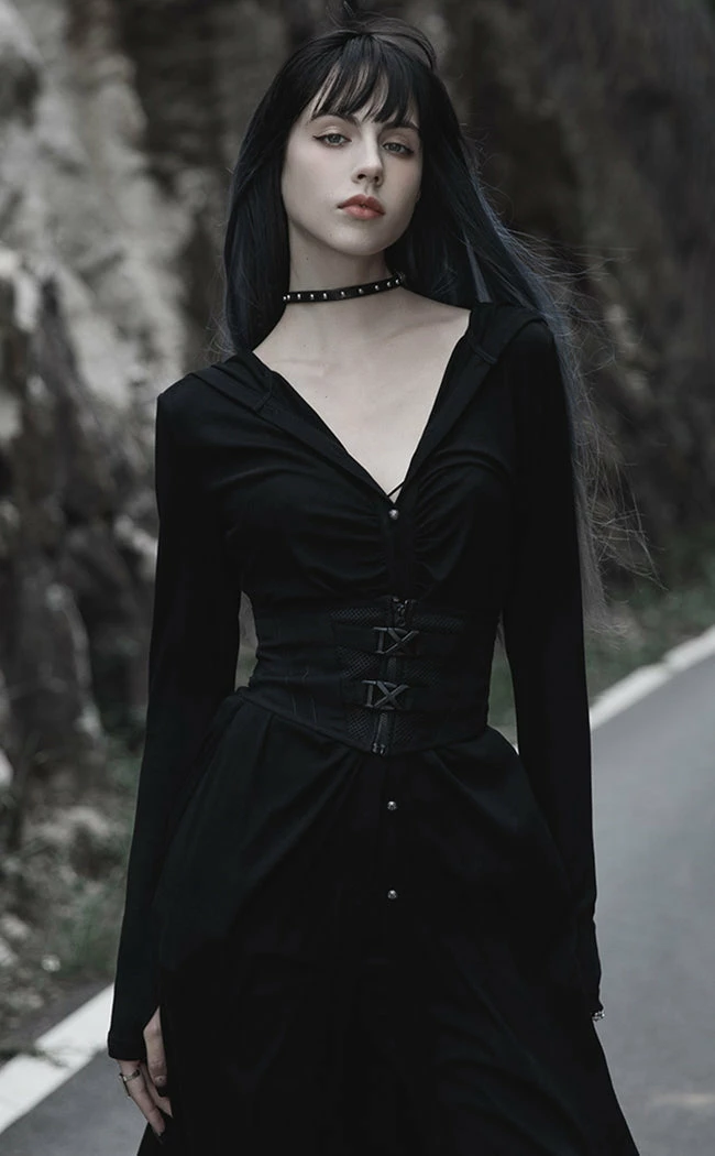 Punk Rave Ex Machina Corset Belt | Black Clothing 4 Punk Rave Ex Machina Corset Belt | Black Clothing