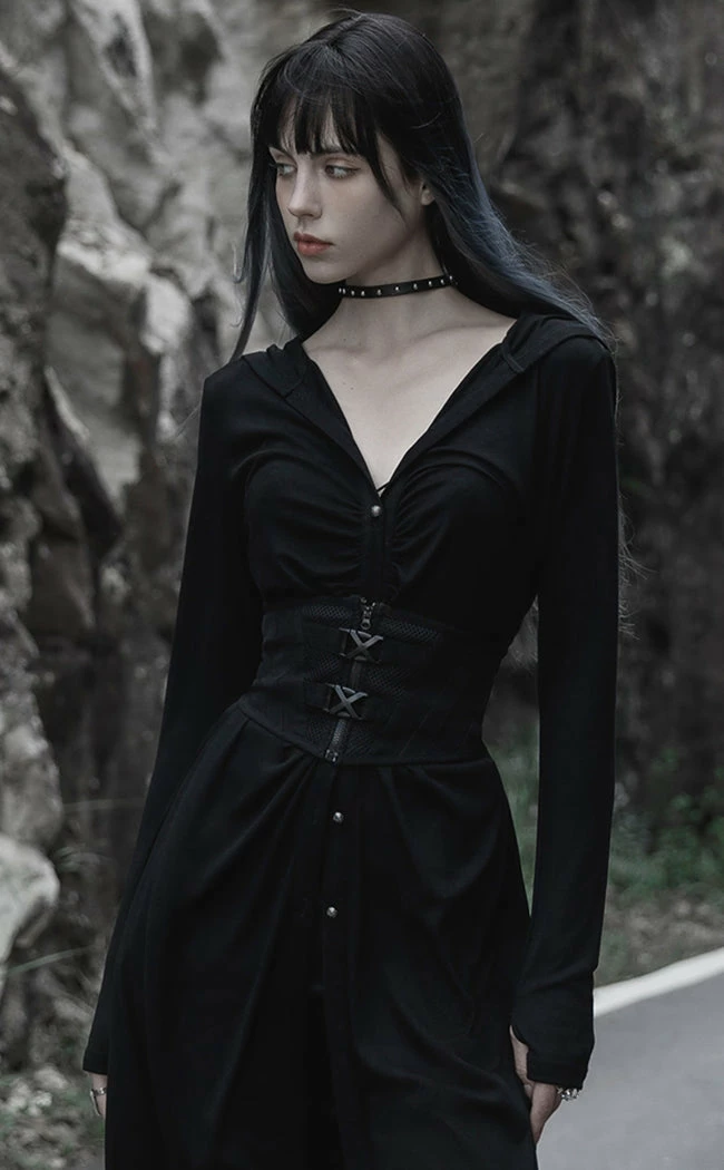 Punk Rave Ex Machina Corset Belt | Black Clothing 5 Punk Rave Ex Machina Corset Belt | Black Clothing