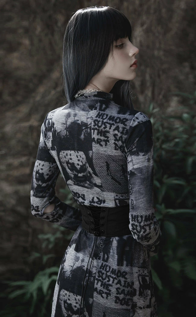 Punk Rave Ex Machina Corset Belt | Black Clothing 6 Punk Rave Ex Machina Corset Belt | Black Clothing