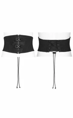 Punk Rave Ex Machina Corset Belt | Black Clothing 15 Punk Rave Ex Machina Corset Belt | Black Clothing