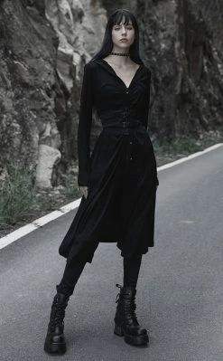 Punk Rave Ex Machina Corset Belt | Black Clothing