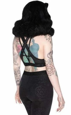 Killstar Clothing Exercise Your Demons Workout Top