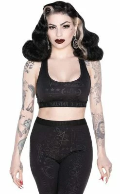 Killstar Clothing Exercise Your Demons Workout Top