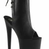 Pleaser Pole Shoes FLAMINGO-1018 Black Matte Ankle Boots