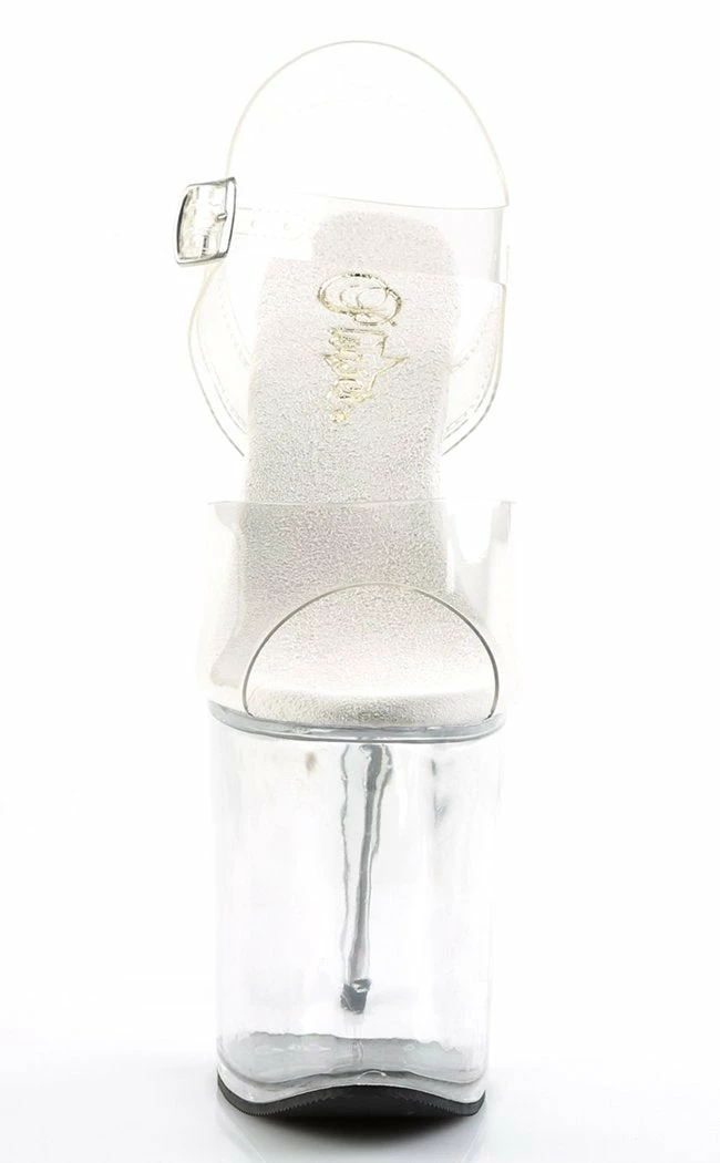 Pleaser FLAMINGO-808 Clear Heels Pole Shoes 4 Pleaser FLAMINGO-808 Clear Heels Pole Shoes