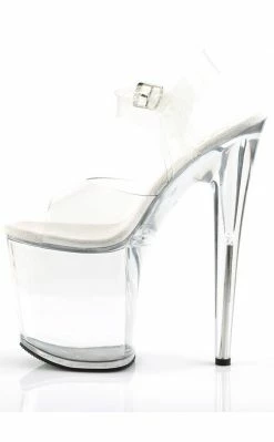 Pleaser FLAMINGO-808 Clear Heels Pole Shoes 9 Pleaser FLAMINGO-808 Clear Heels Pole Shoes