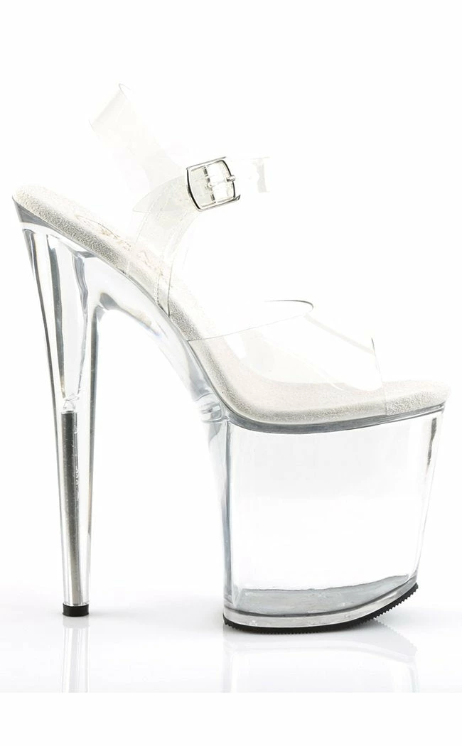 Pleaser FLAMINGO-808 Clear Heels Pole Shoes 7 Pleaser FLAMINGO-808 Clear Heels Pole Shoes