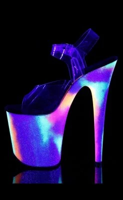Pleaser FLAMINGO-808GXY Galaxy Platform Heels Pole Shoes