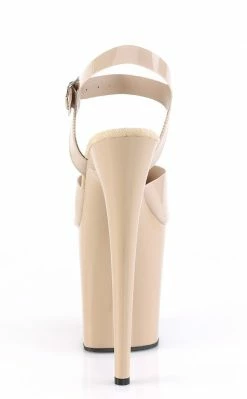 Pleaser FLAMINGO-808N Jelly-like High Heels In Nude Pole Shoes