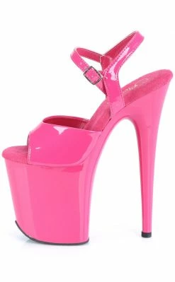 Pleaser FLAMINGO-809 Hot Pink Patent Heels Pole Shoes