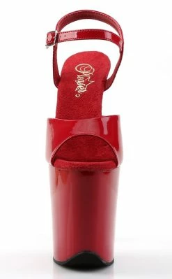 Pleaser Pole Shoes FLAMINGO-809 Red Patent Heels