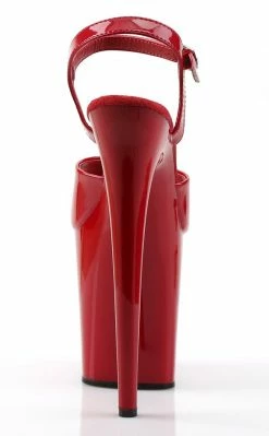 Pleaser Pole Shoes FLAMINGO-809 Red Patent Heels
