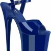 Pleaser FLAMINGO-809 Royal Blue Patent Heels Pole Shoes