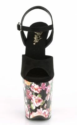 Pleaser FLAMINGO-809WR Flower Print Heels Pole Shoes