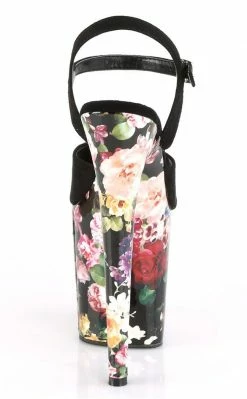 Pleaser FLAMINGO-809WR Flower Print Heels Pole Shoes