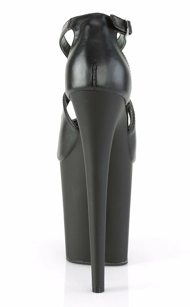 Pleaser FLAMINGO-821 Black Peep Toe Heels Pole Shoes 6 Pleaser FLAMINGO-821 Black Peep Toe Heels Pole Shoes