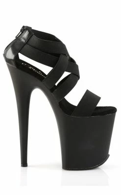 Pleaser Pole Shoes FLAMINGO-869 Black Heels