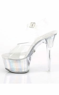Pleaser FLASHDANCE-608CH Light-up Platform Heels
