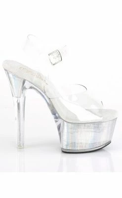 Pleaser FLASHDANCE-608CH Light-up Platform Heels