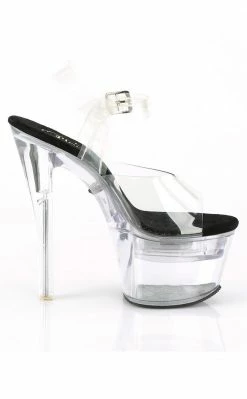 Pleaser FLASHDANCE-708 Black Light-up Platform Heels Pole Shoes 11 Pleaser FLASHDANCE-708 Black Light-up Platform Heels Pole Shoes