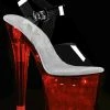 Pleaser Pole Shoes FLASHDANCE-708CH Clear Light-up Platform Heels 1 Pleaser Pole Shoes FLASHDANCE-708CH Clear Light-up Platform Heels