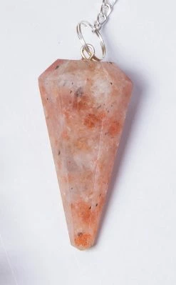 Crystals Faceted Pendulum | Sunstone Witchcraft