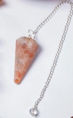 Crystals Faceted Pendulum | Sunstone Witchcraft