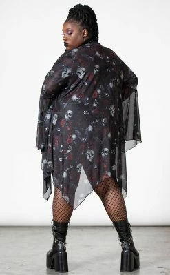 Killstar Clothing Fairy Moss Mesh Cover Up