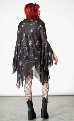 Killstar Clothing Fairy Moss Mesh Cover Up