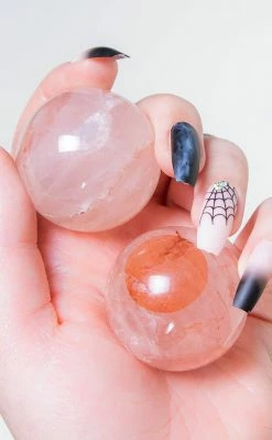 Crystals Fire Quartz Sphere 8 Crystals Fire Quartz Sphere