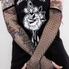 Music Legs Fishnet Arm Warmers