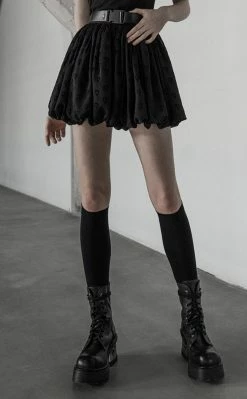 Punk Rave Flounce Du Coeur Mini Skirt Clothing