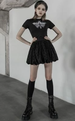 Punk Rave Flounce Du Coeur Mini Skirt Clothing