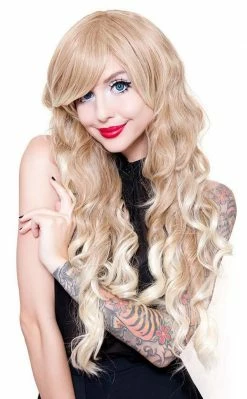 Rockstar Wigs Flower Child Wavy Blonde Wig Beauty