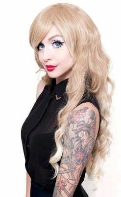 Rockstar Wigs Flower Child Wavy Blonde Wig Beauty
