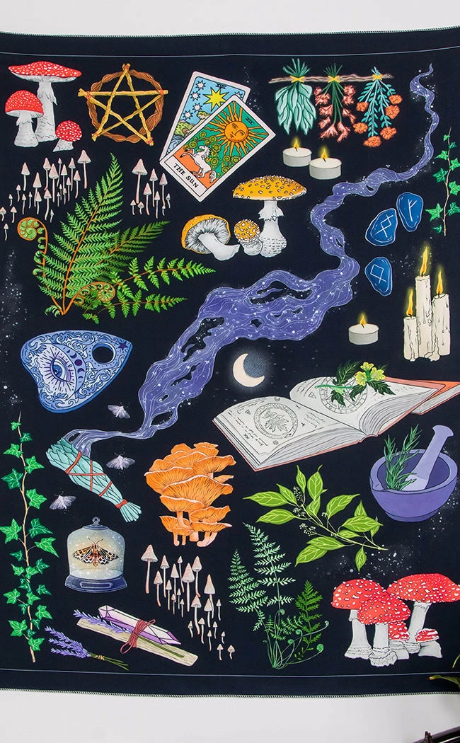 Drop Dead Gorgeous Forest Witch Tapestry 5 Drop Dead Gorgeous Forest Witch Tapestry