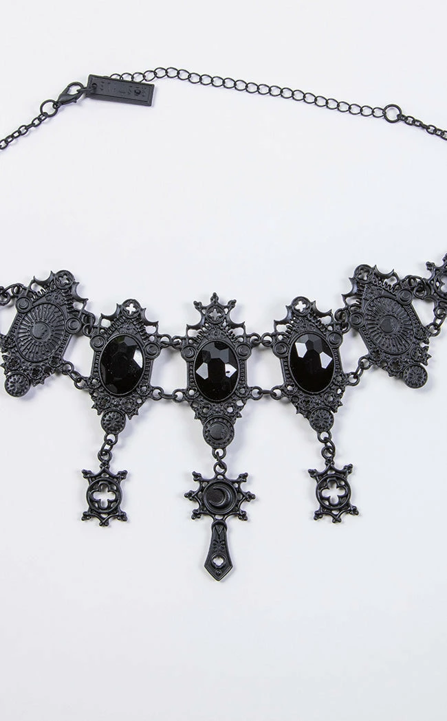 Restyle Fortune Teller Choker | Black 8 Restyle Fortune Teller Choker | Black