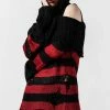 Killstar Freddy Hooded Knit Sweater Clothing
